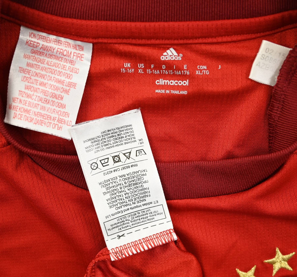 2015-16 BAYERN MUNCHEN KOSZULKA XL. BOYS