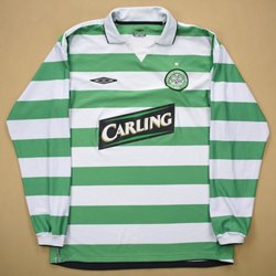 2004-05 CELTIC GLASGOW LONGSLEEVE SHIRT M