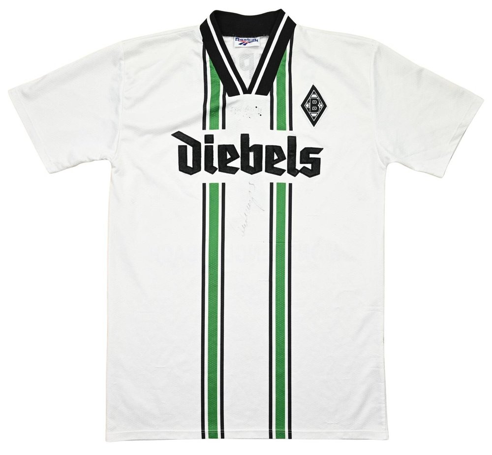 1996-97 BORUSSIA MONCHENGLADBACH *PFLIPSEN* SIGNATURE SHIRT L