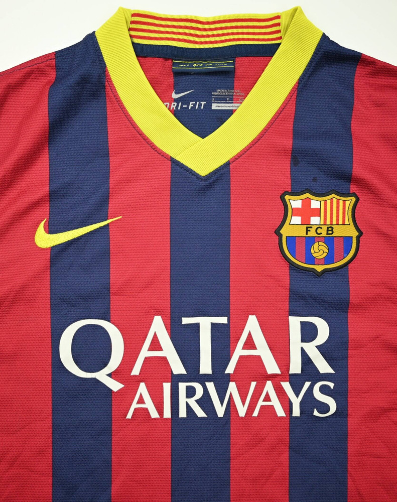 2013-14 FC BARCELONA *MESSI* SHIRT S
