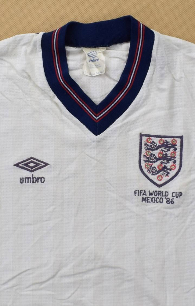 1986 ENGLAND WORLD CUP SHIRT M