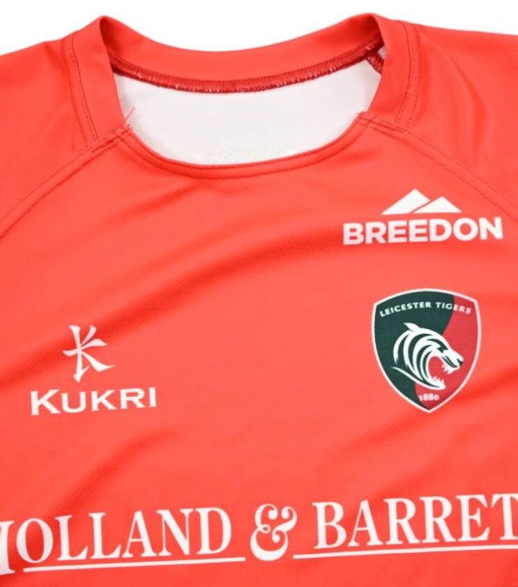 LEICESTER TIGERS RUGBY SHIRT L