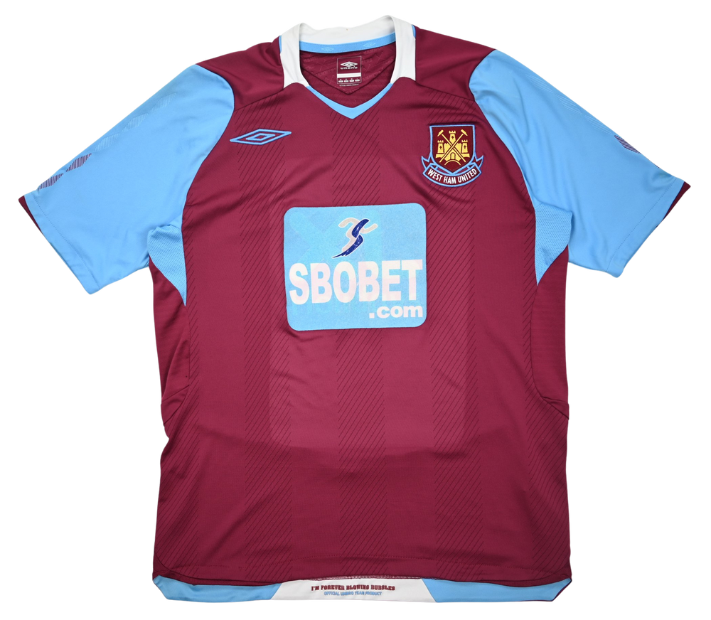 2008-09 WEST HAM UNITED SHIRT M