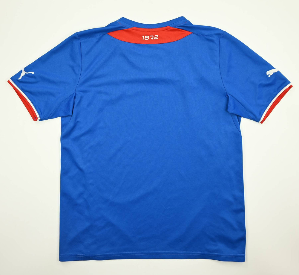 2013-14 GLASGOW RANGERS SHIRT XL. BOYS
