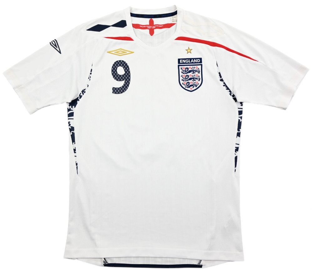 2007-09 ENGLAND *ROONEY* SHIRT S