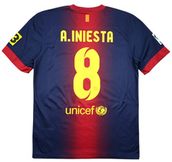 2012-13 FC BARCELONA *A. INIESTA* KOSZULKA M