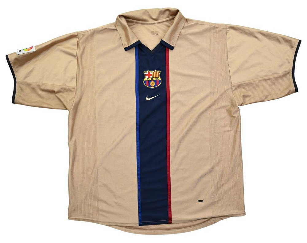 2001-03 FC BARCELONA SHIRT XXL