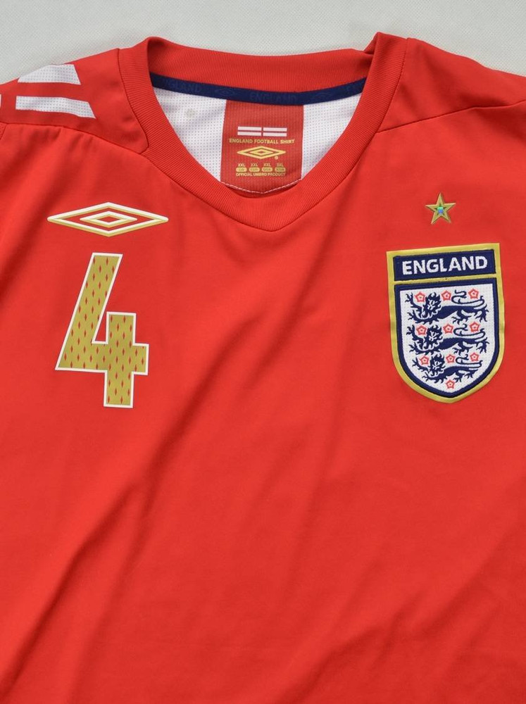 2006-08 ENGLAND *GERRARD* SHIRT XXL