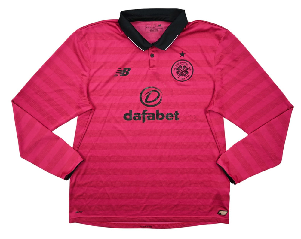 2016-18 CELTIC GLASGOW LONGSLEEVE SHIRT XL