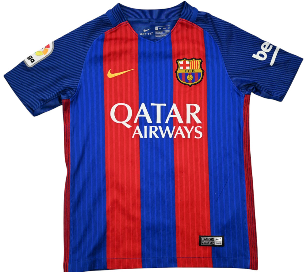 2016-17 BARCELONA *MESSI* SHIRT XS. BOYS 