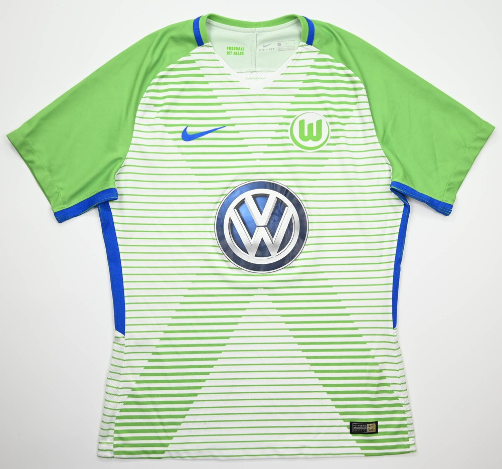 2017-18 VFL WOLFSBURG PLAYER ISSUE SHIRT L