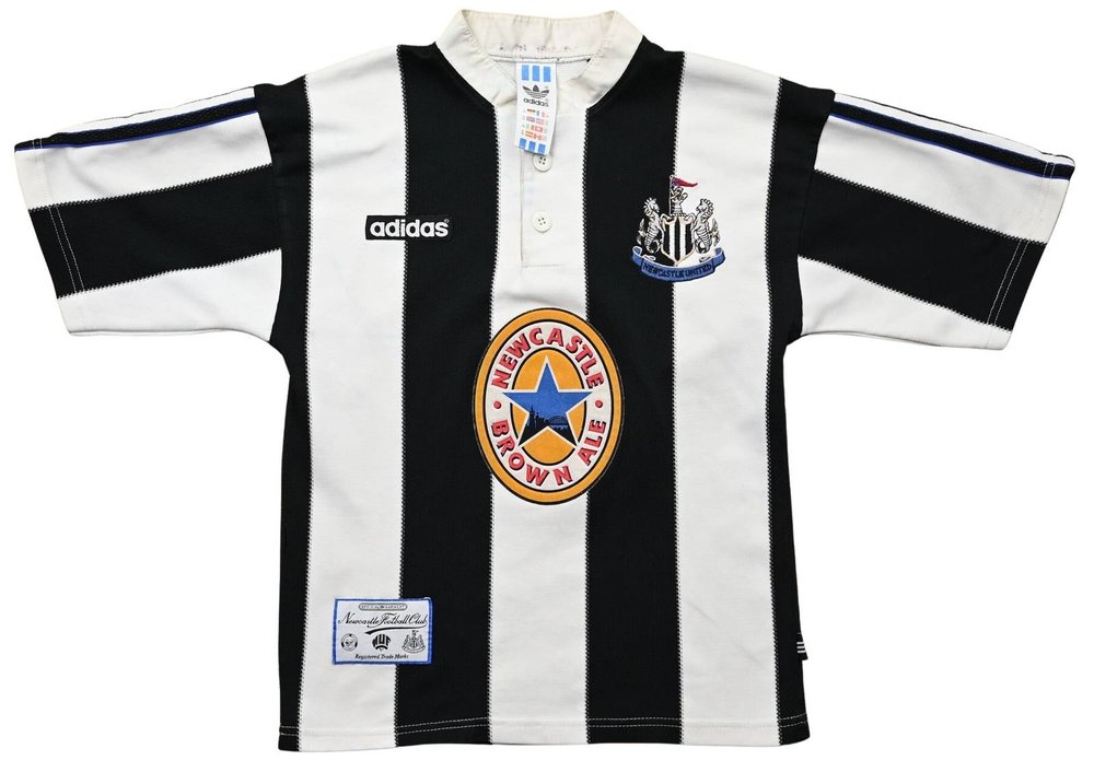 1995-97 NEWCASTLE UNITED SHIRT XS.BOYS