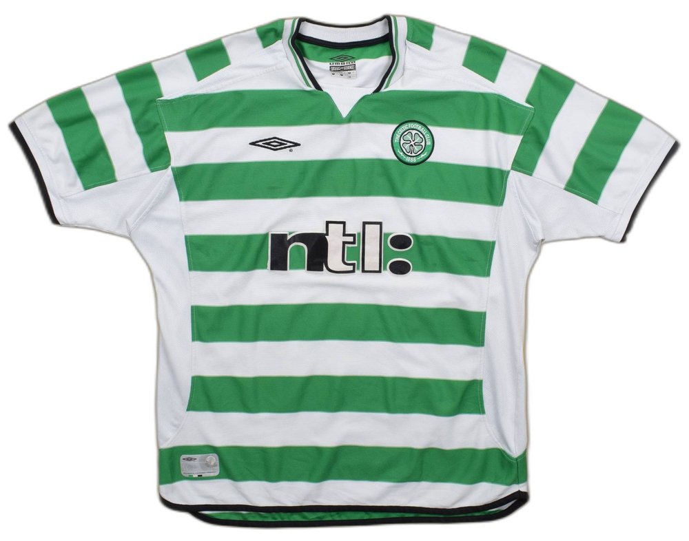 2001-03 CELTIC GLASGOW SHIRT L