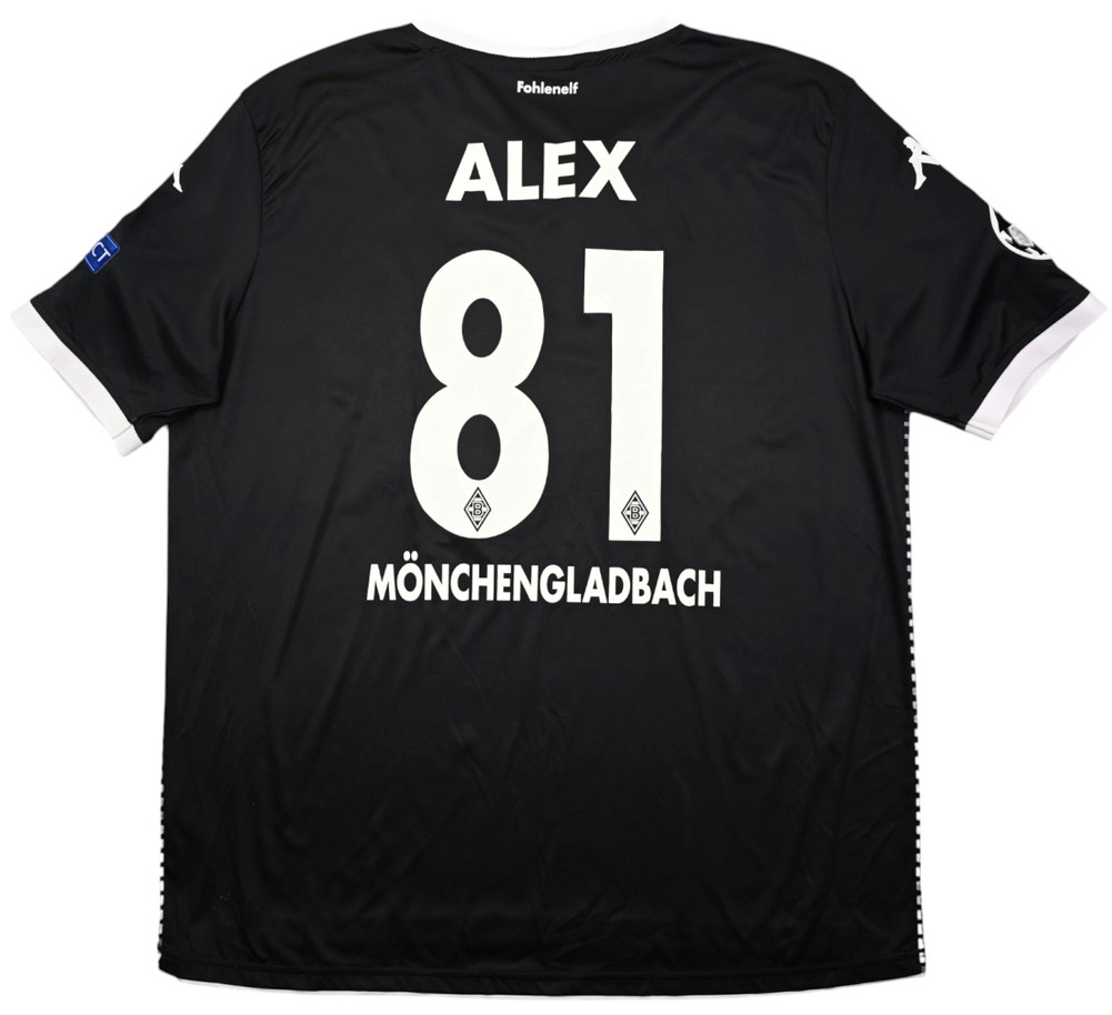 2015-16 BORUSSIA MONCHENGLADBACH *ALEX* SHIRT 3XL