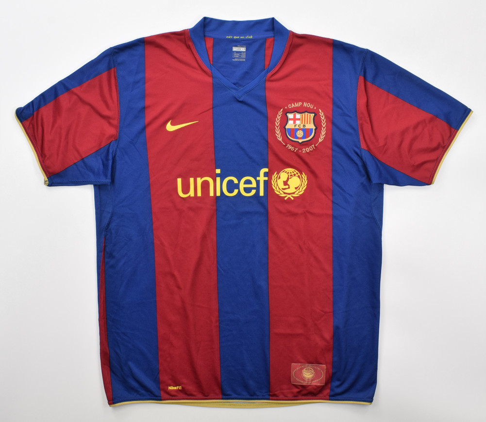 2007-08 BARCELONA *RONALDINHO* KOSZULKA XL