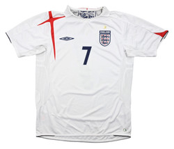 2005-07 ENGLAND *BECKHAM* SHIRT M