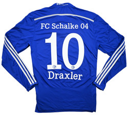 2014-16 SCHALKE *DRAXLER* PLAYER ISSUE LONGSLEEVE SHIRT L