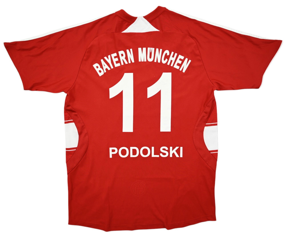 2007-08 BAYERN MUNCHEN *PODOLSKI* SHIRT XL. BOYS