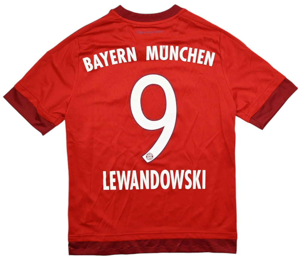 2015-16 BAYERN MUNCHEN *LEWANDOWSKI* KOSZULKA L. BOYS