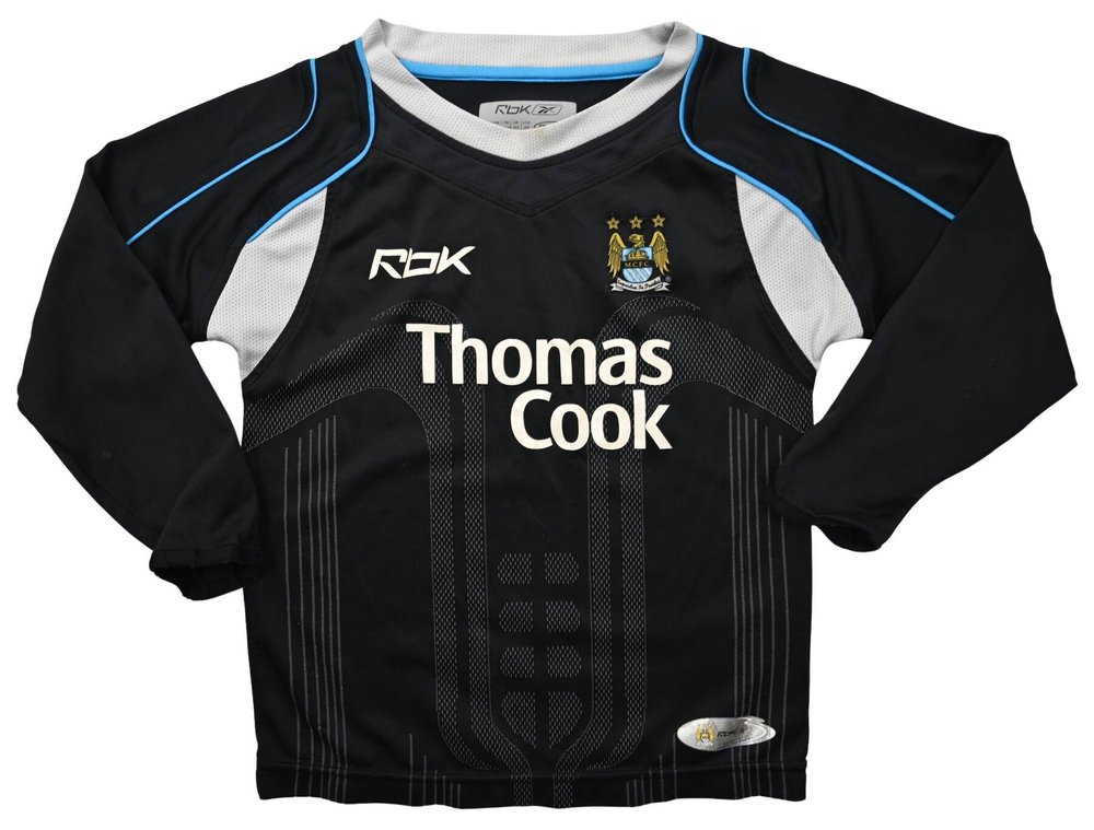 2006-07 MANCHESTER CITY LONGSLEVEE SHIRT XS. BOYS