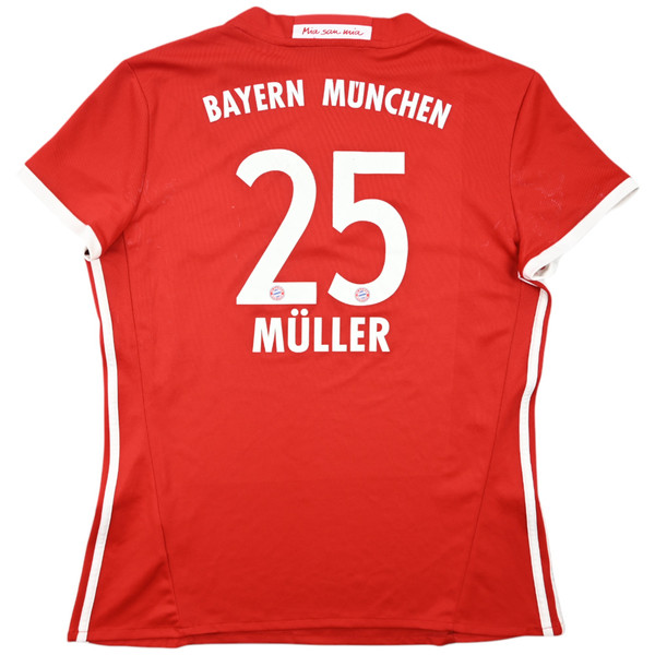 2016-17 BAYERN MUNCHEN *MULLER* SHIRT WOMENS XL