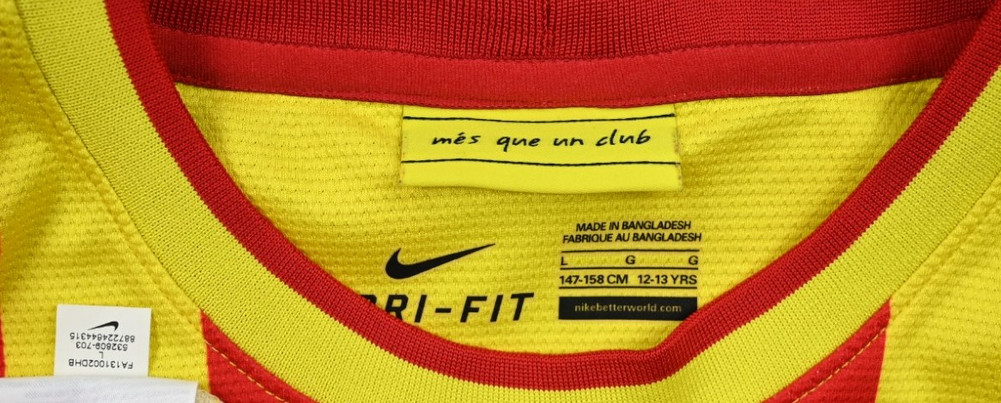 2013-14 FC BARCELONA SHIRT L. BOYS