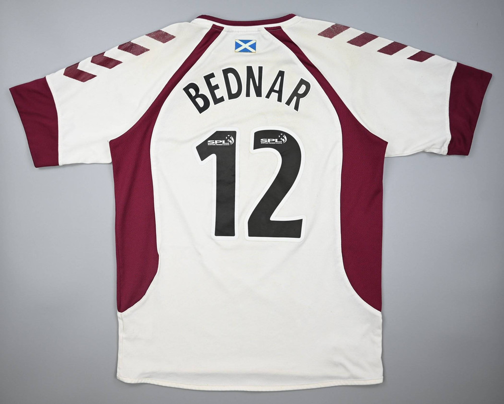 2006-07 HEART OF MIDLOTHIAN FC *BEDNAR* SHIRT M