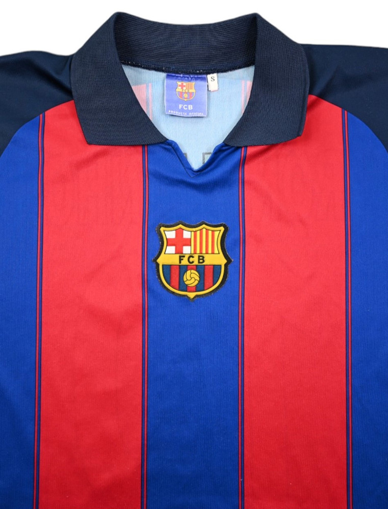 1999-00 FC BARCELONA *RONALDINHO* SHIRT S