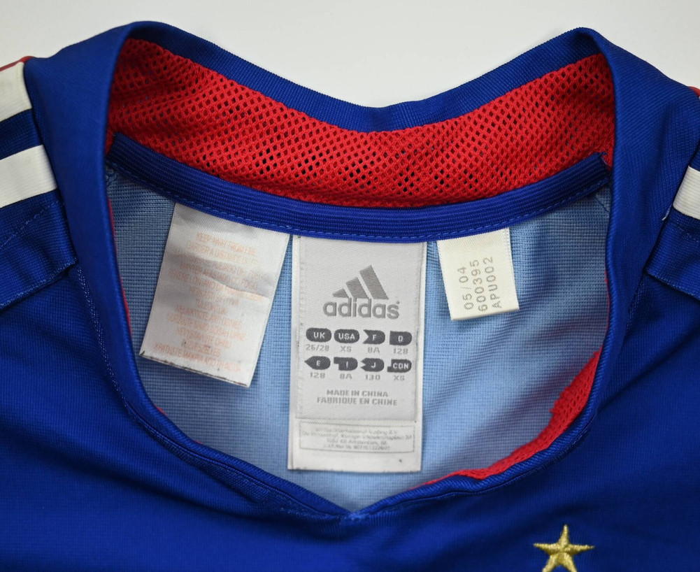 2004-06 FRANCE SHIRT XS. BOYS