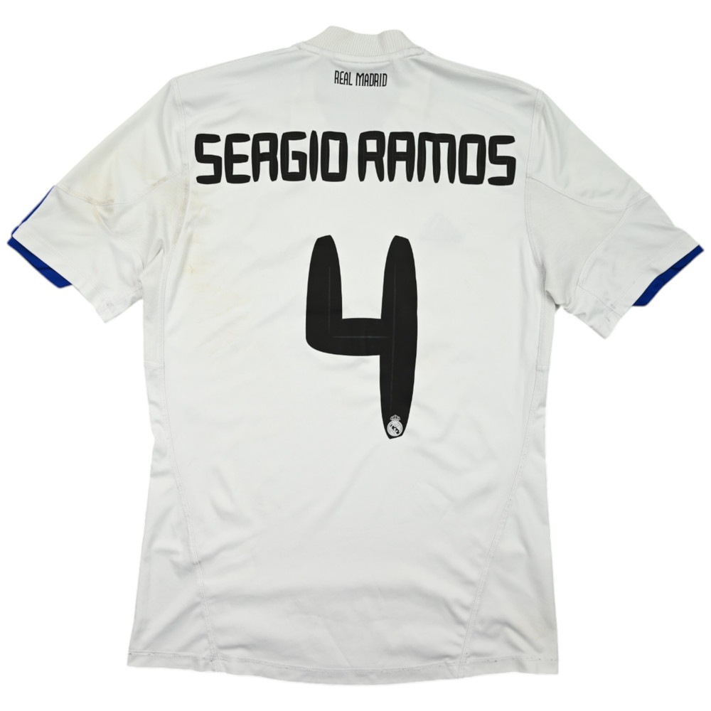 2010-11 REAL MADRID *SERGIO RAMOS* SHIRT M