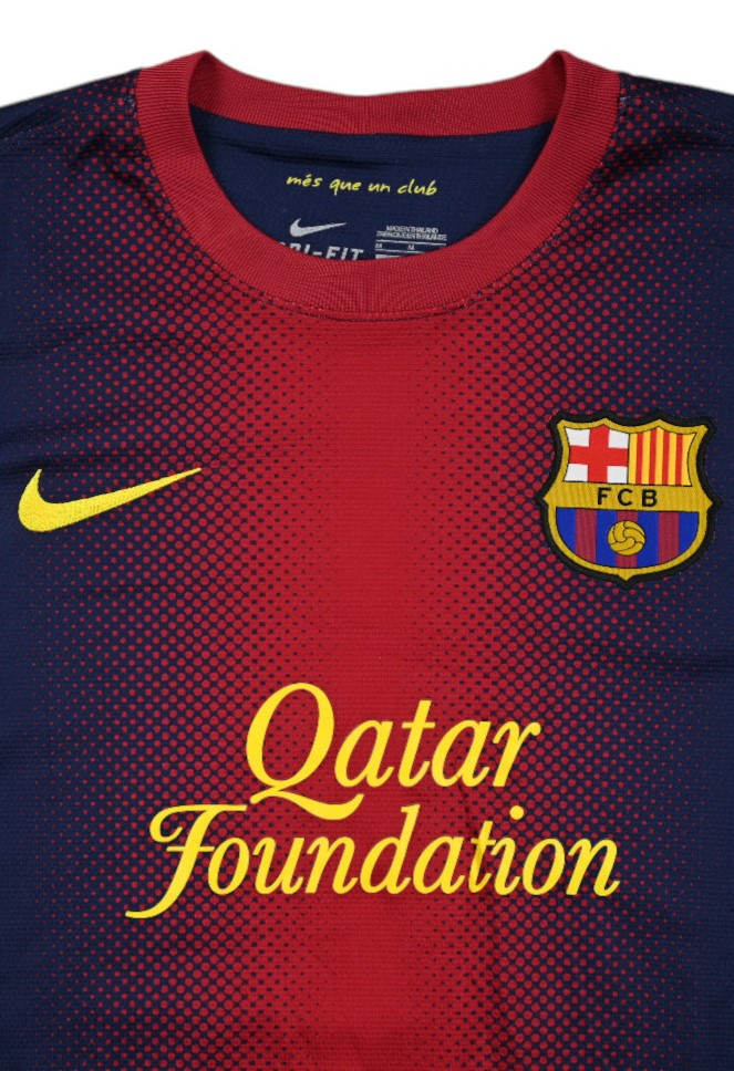2012-13 FC BARCELONA LONGSLEEVE SHIRT M