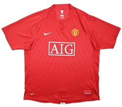 2007-09 MANCHESTER UNITED SHIRT XXL