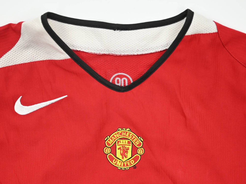 2004-06 MANCHESTER UNITED *SAHA* KOSZULKA L. BOYS 