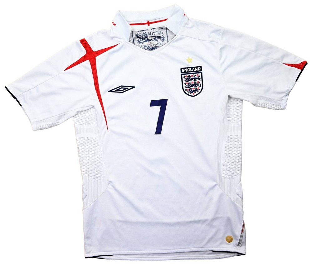 2005-07 ENGLAND *BECKHAM* SHIRT S