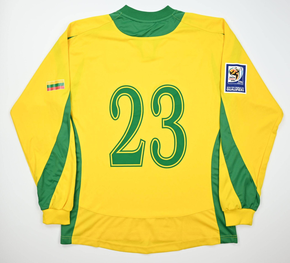 2006-08 LITHUANIA LONGSLEEVE VS SERBIA MATCH ISSUE SHIRT M
