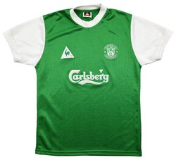 2000-02 HIBERNIAN SHIRT XL. BOYS / XS