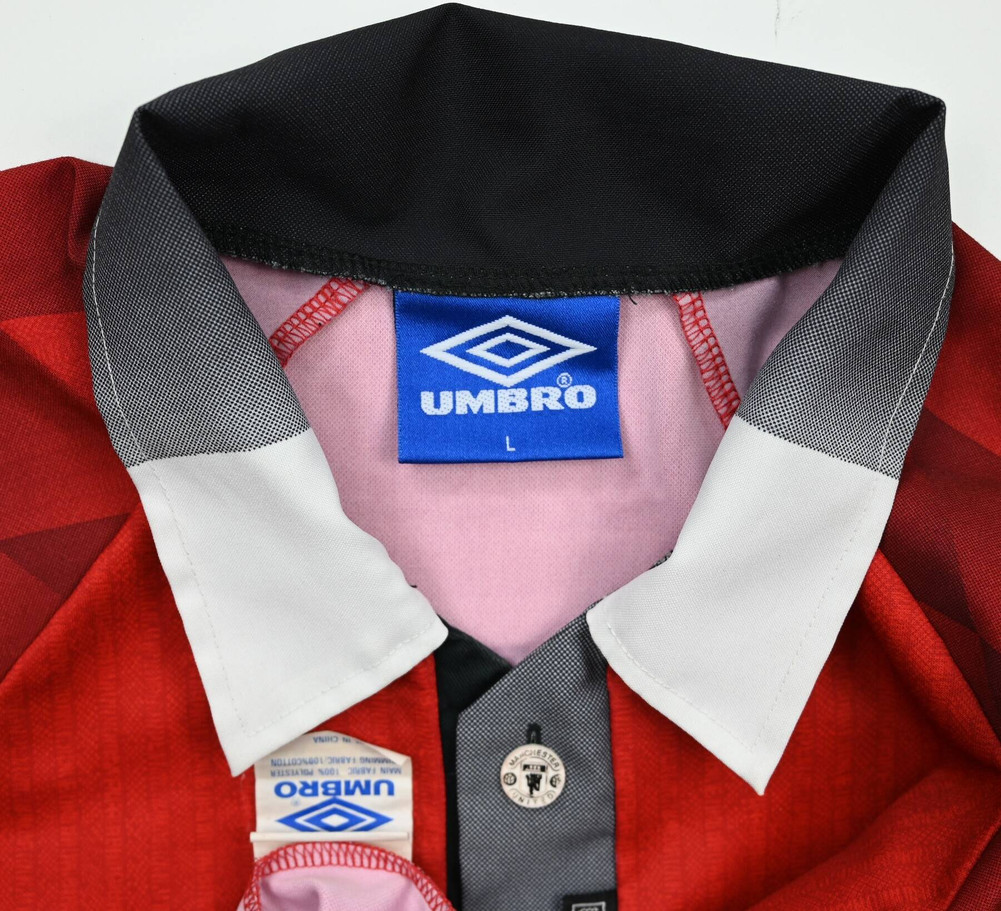 1996-98 MANCHESTER UNITED *CANTONA* KOSZULKA L