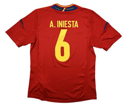 2011-12 SPAIN *A. INIESTA* SHIRT L