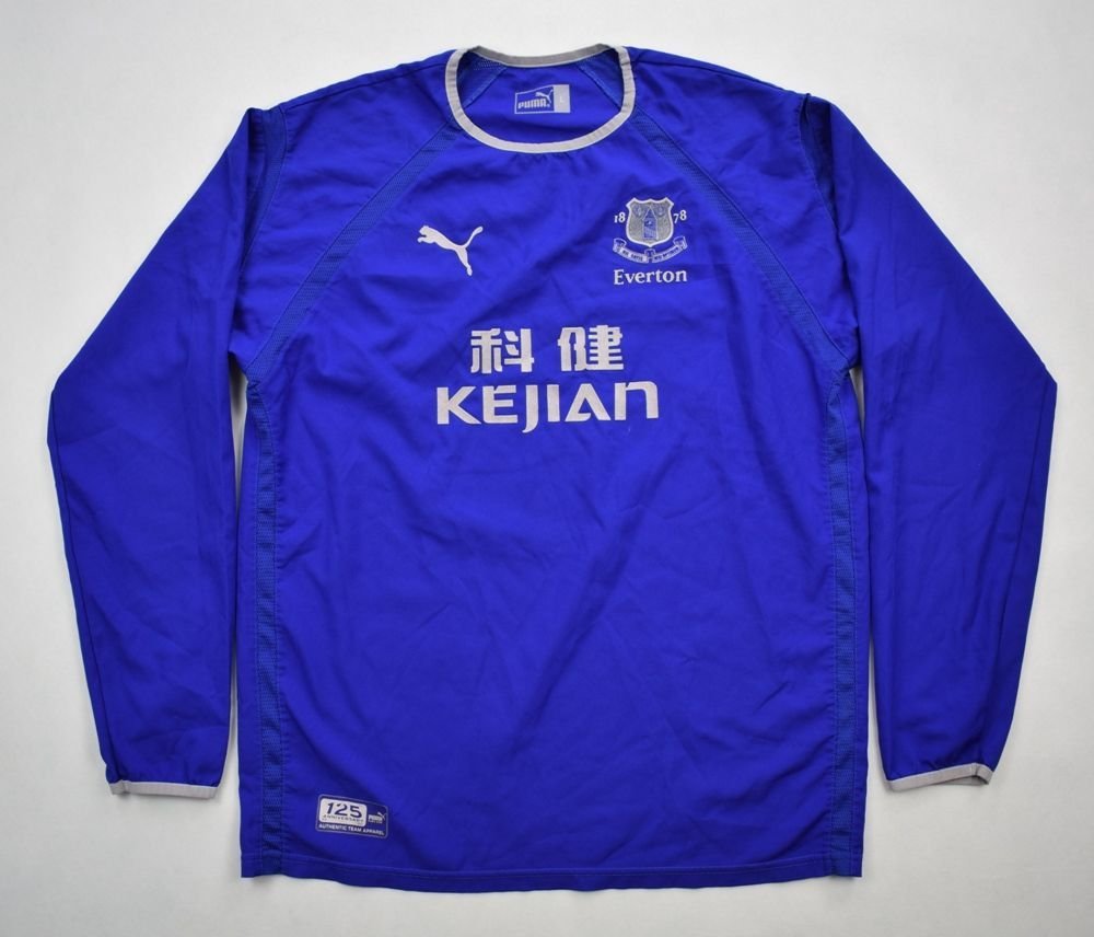 2003-04 EVERTON FC LONGSLEEVE SHIRT L