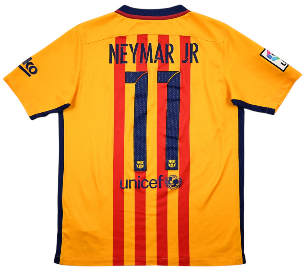 2015-16 FC BARCELONA *NEYMAR JR* SHIRT XL. BOYS