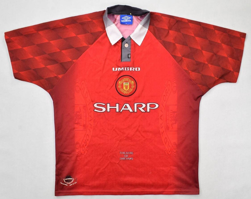 1996-98 MANCHESTER UNITED *SOLSKJAER* SHIRT XL