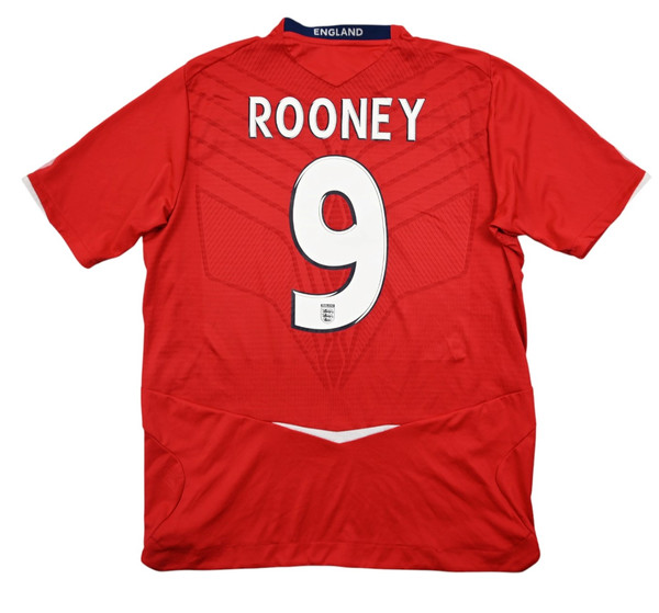 2008-10 ENGLAND *ROONEY* SHIRT L
