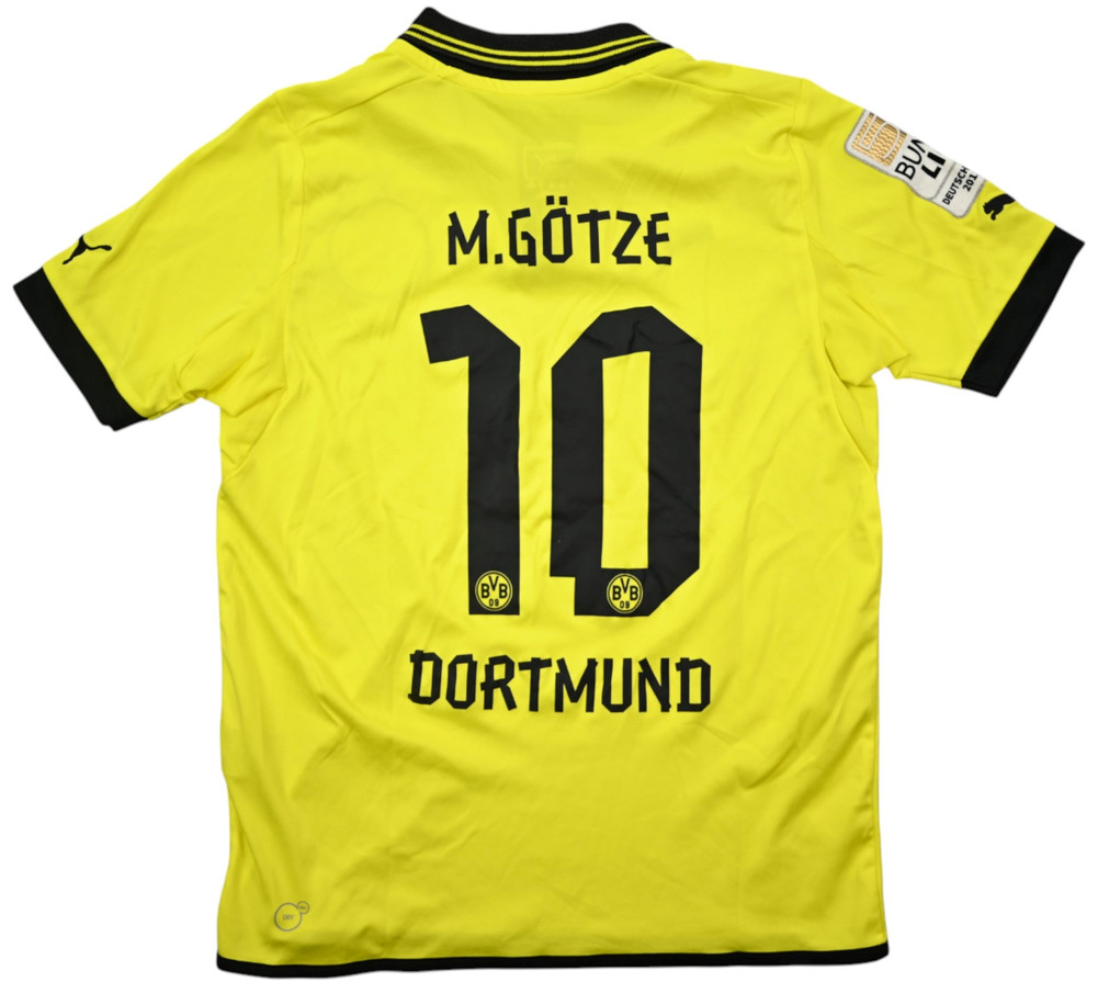 2012-13 BORUSSIA DORTMUND *M. GOTZE* SHIRT L. BOYS