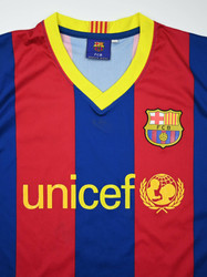 2010-11 FC BARCELONA *DAVID VILLA* SHIRT M