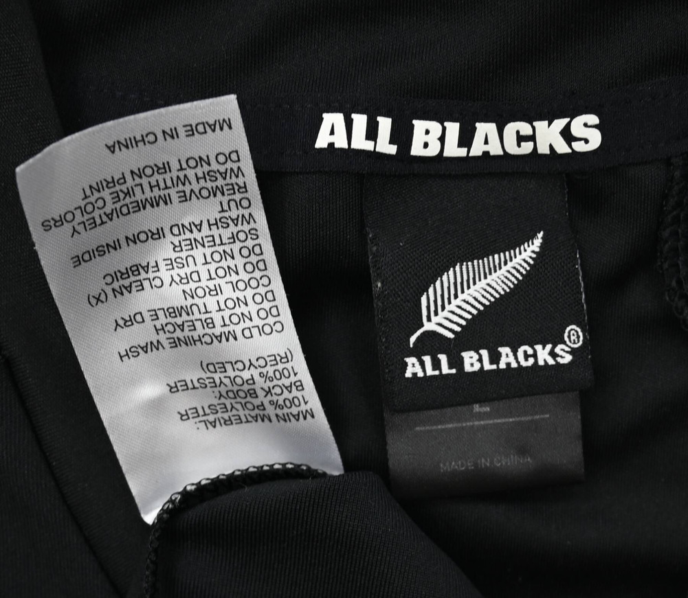 ALL BLACKS NEW ZEALAND RUGBY SHIRT L