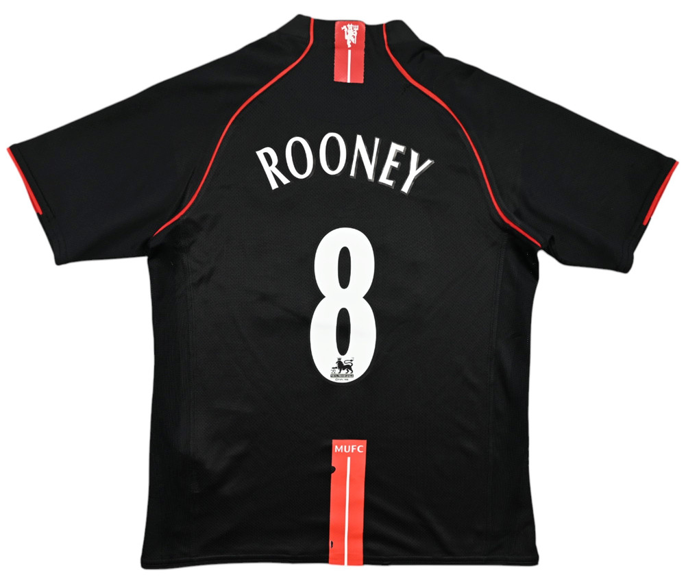 2007-08 MANCHESTER UNITED *ROONEY* SHIRT L. BOYS