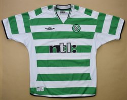 2001-03 CELTIC GLASGOW SHIRT L