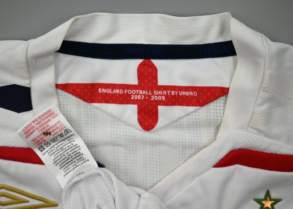 2007-09 ENGLAND *TERRY* SHIRT S