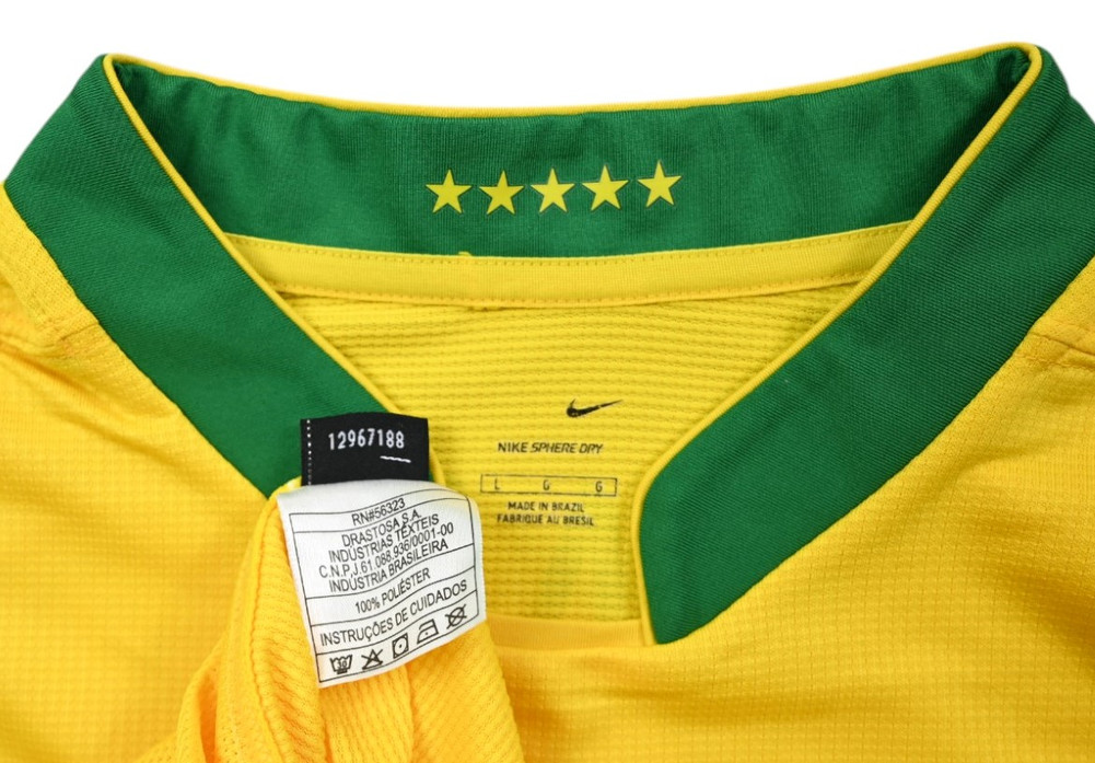 2006-08 BRAZIL *R. CARLOS* SHIRT L