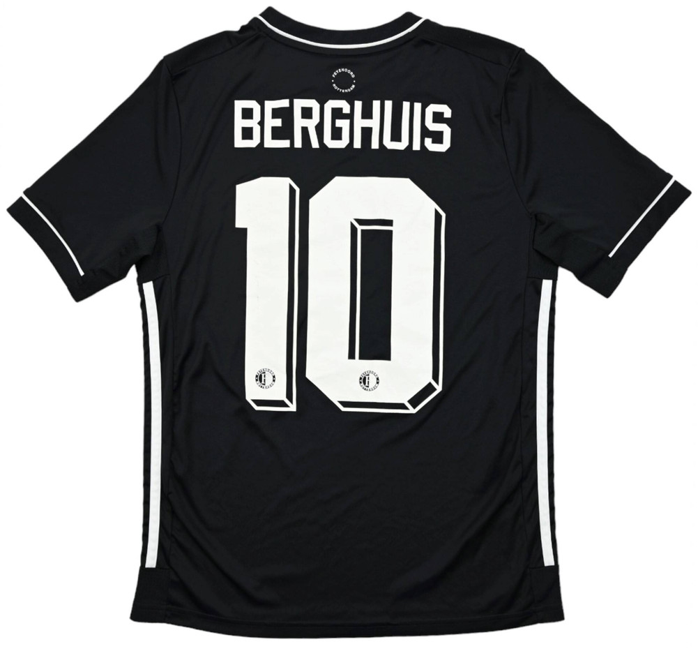 2020-21 FEYENOORD ROTTERDAM *BERGHUIS* KOSZULKA L. BOYS